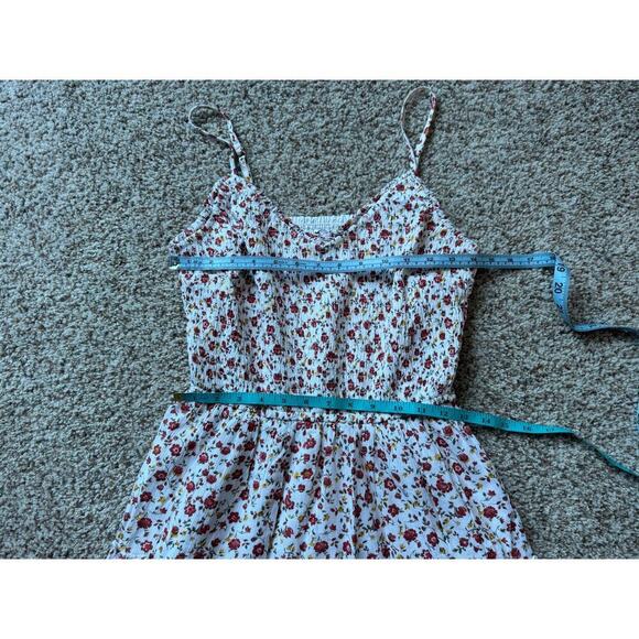 Hollister Sundress, size women's Medium; stretchy top, tiered hem, Red & Yellow - Picture 4 of 10